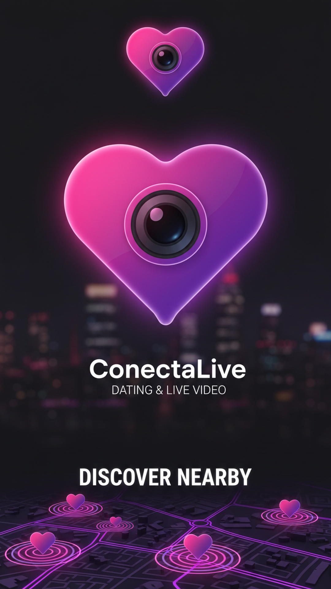 ConectaLive personas cerca en el mapa