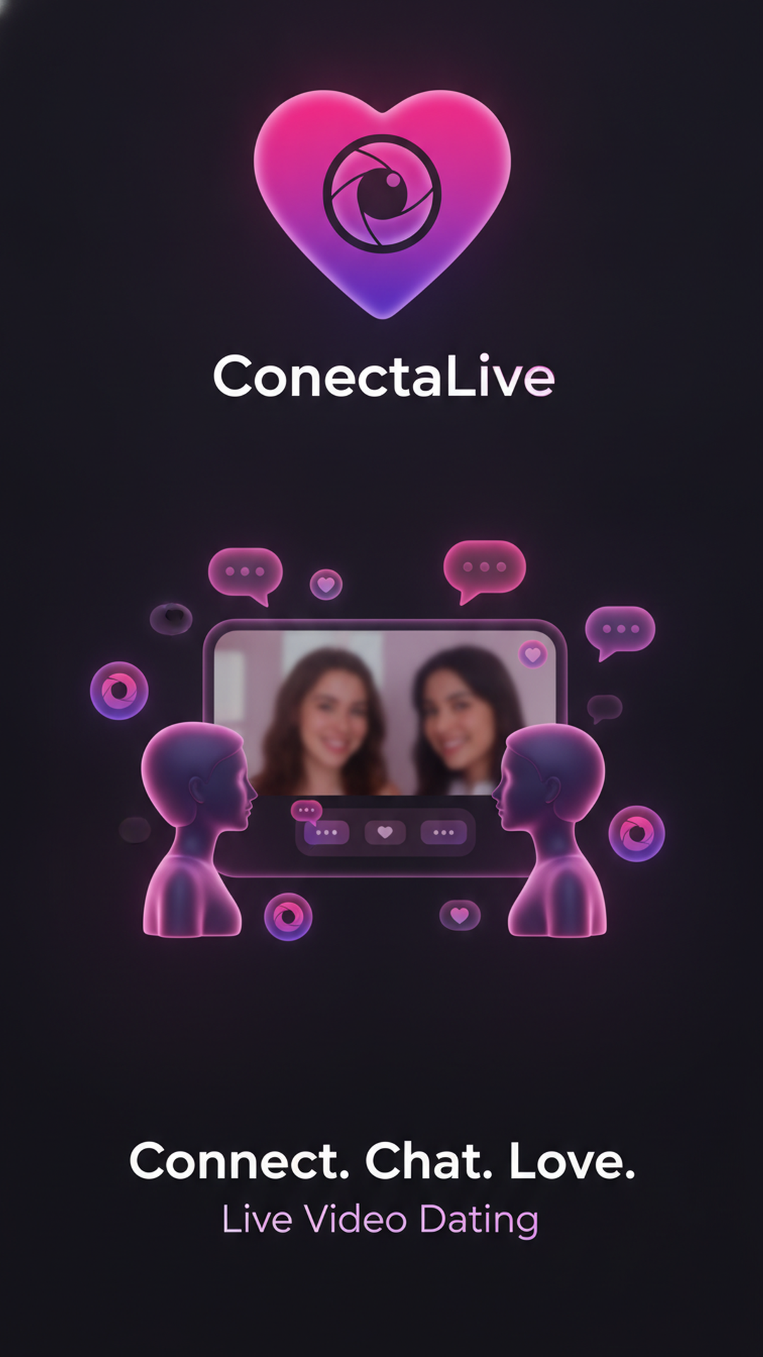 ConectaLive chat y mensajes